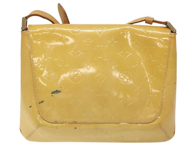 LOUIS VUITTON Borsa Thompson Street Monogram Vernis Beige M91301 LV Auth bs26312 - vista 2