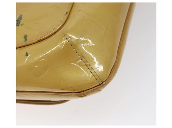 LOUIS VUITTON Borsa Thompson Street Monogram Vernis Beige M91301 LV Auth bs26312 - vista 9