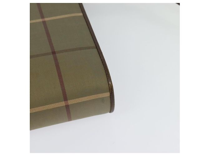 Autre Marque Borsa a Spalla Burberrys Nova Check in Tela Beige Oro Auth BA2751 D'oro - vista 16