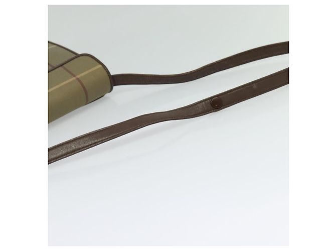Autre Marque Borsa a Spalla Burberrys Nova Check in Tela Beige Oro Auth BA2751 D'oro - vista 7