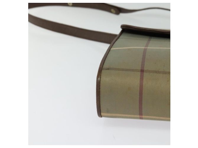 Autre Marque Borsa a Spalla Burberrys Nova Check in Tela Beige Oro Auth BA2751 D'oro - vista 9