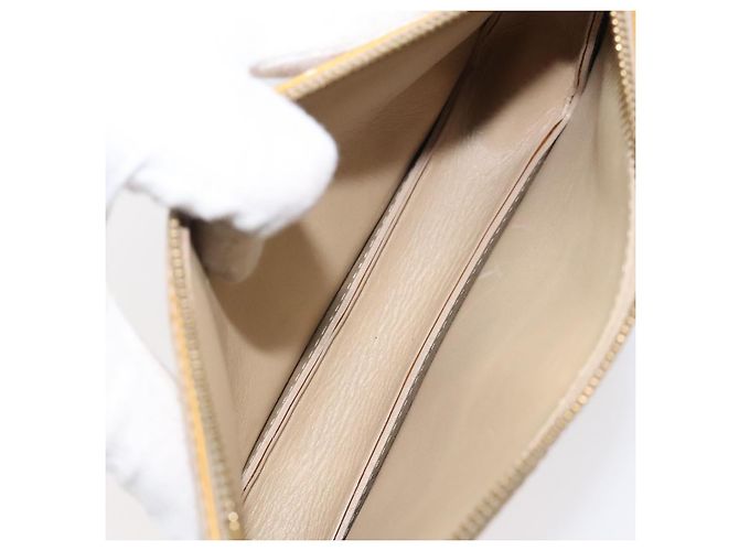LOUIS VUITTON Monogram Vernis Lexington Pouch Beige M91010 LV Auth bs26303 - view 11