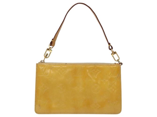 LOUIS VUITTON Monogram Vernis Lexington Pouch Beige M91010 LV Auth bs26303 - view 13