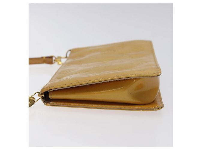 LOUIS VUITTON Monogram Vernis Lexington Pouch Beige M91010 LV Auth bs26303 - view 4