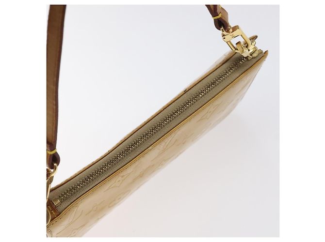 LOUIS VUITTON Monogram Vernis Lexington Pouch Beige M91010 LV Auth bs26303 - view 6