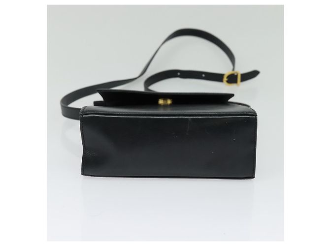 Borsa a mano Salvatore Ferragamo in pelle 2 vie blu navy oro Auth 125933 - vista 11