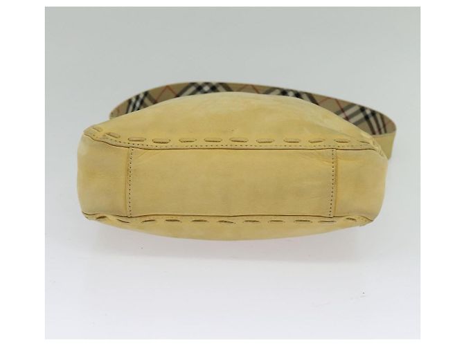 Autre Marque Borsa a spalla Burberrys Blue Label in suede beige argento autentica ti3150 - vista 5