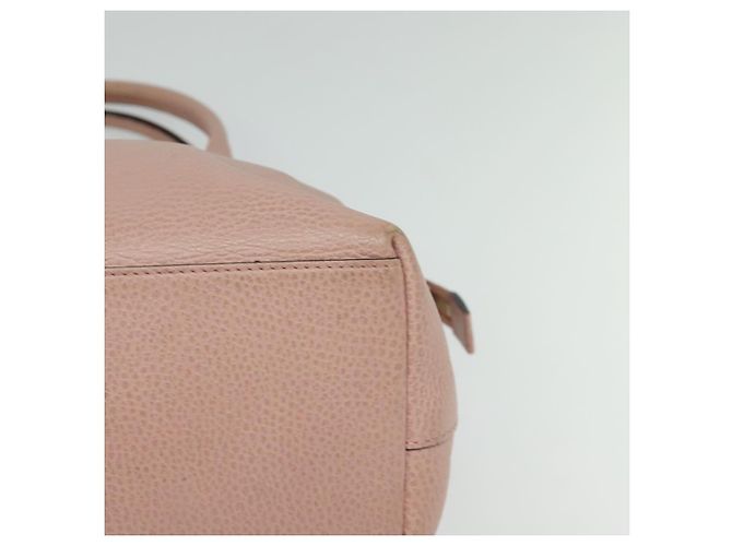 Borsa a mano in pelle GUCCI Outlet Rosa Oro 449651 Auth bs26235 D'oro - vista 11