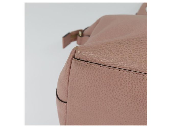 Borsa a mano in pelle GUCCI Outlet Rosa Oro 449651 Auth bs26235 D'oro - vista 12