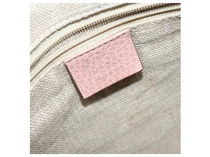 Borsa a mano in pelle GUCCI Outlet Rosa Oro 449651 Auth bs26235 D'oro - vista 14
