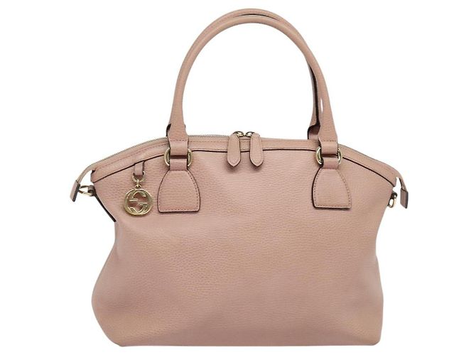Borsa a mano in pelle GUCCI Outlet Rosa Oro 449651 Auth bs26235 D'oro - vista 2