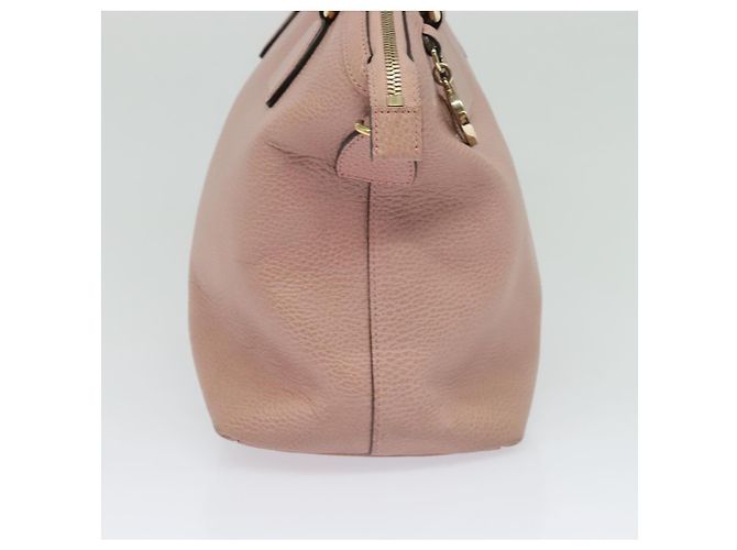 Borsa a mano in pelle GUCCI Outlet Rosa Oro 449651 Auth bs26235 D'oro - vista 4