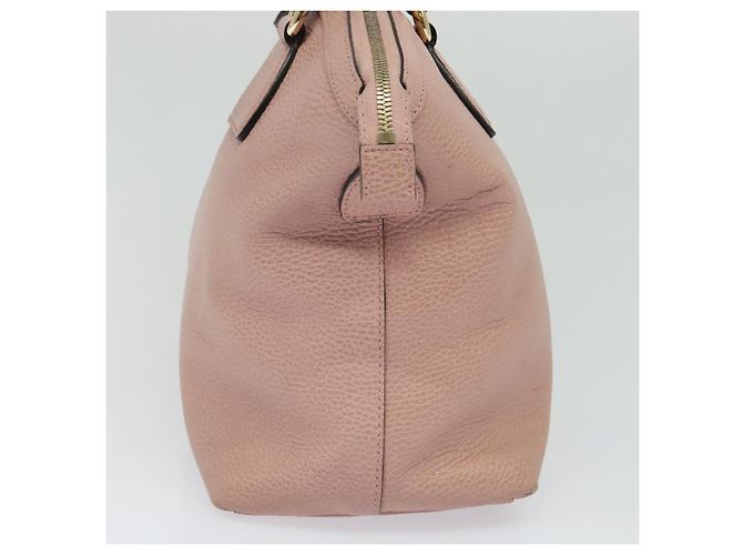 Borsa a mano in pelle GUCCI Outlet Rosa Oro 449651 Auth bs26235 D'oro - vista 5