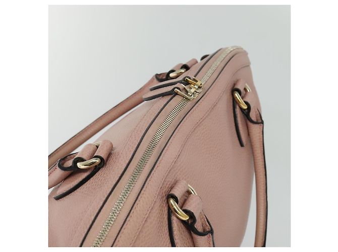 Borsa a mano in pelle GUCCI Outlet Rosa Oro 449651 Auth bs26235 D'oro - vista 6
