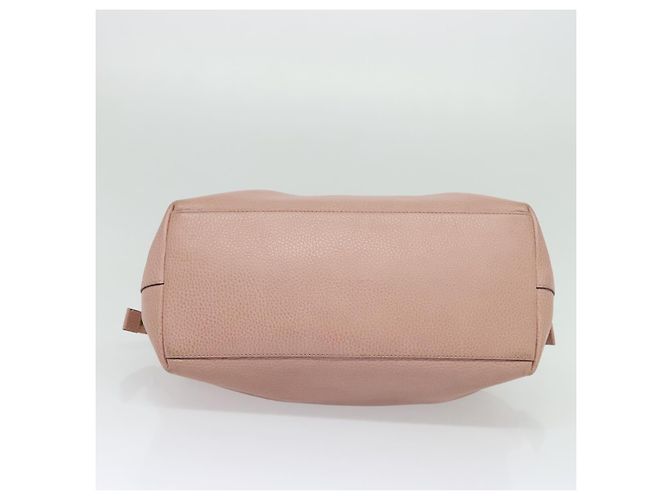 Borsa a mano in pelle GUCCI Outlet Rosa Oro 449651 Auth bs26235 D'oro - vista 9