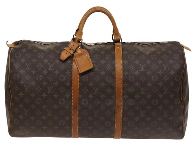 LOUIS VUITTON Monogram Keepall 60 Borsa Boston M41422 LV Auth 123752 Monogramma - vista 13