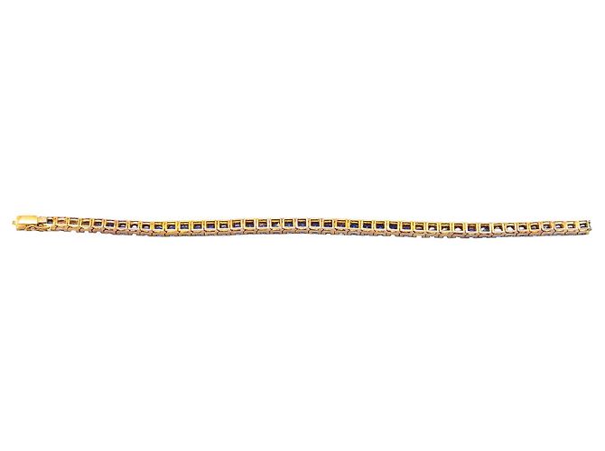 Autre Marque Bracciale in zaffiro in oro giallo 18K Blu - vista 2