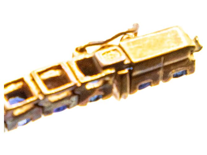 Autre Marque Bracciale in zaffiro in oro giallo 18K Blu - vista 8