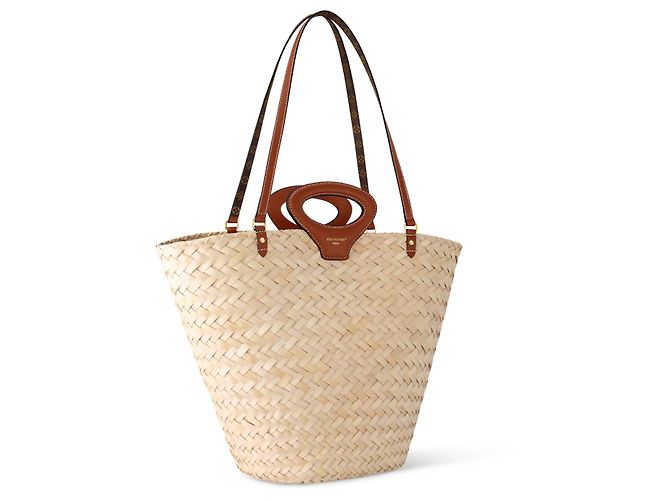Borsa Louis Vuitton Rivage GM Beige - vista 2