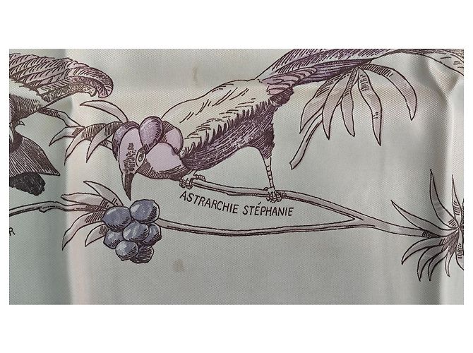 Hermès Lenço de seda As Aves das Ilhas Bege - vista 4