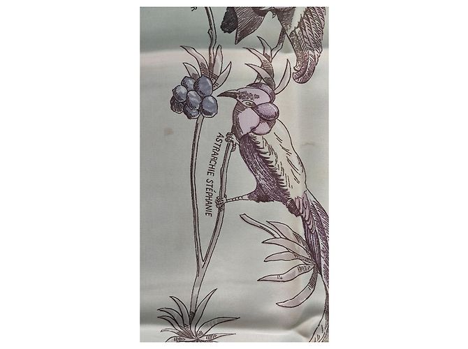 Hermès Lenço de seda As Aves das Ilhas Bege - vista 8