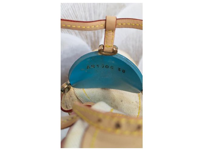 Louis Vuitton Sandali con zeppa a piattaforma Beige - vista 6