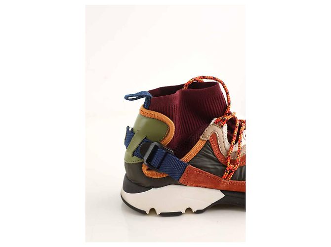 Carven Multicolored leather sneakers - view 3
