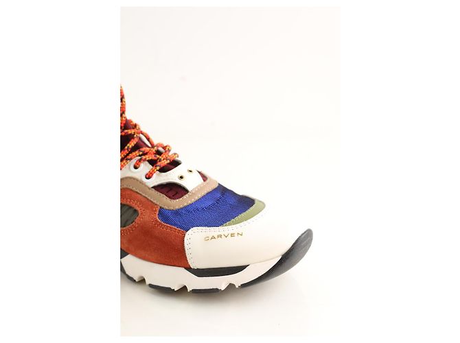 Carven Multicolored leather sneakers - view 4