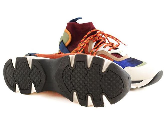 Carven Multicolored leather sneakers - view 6