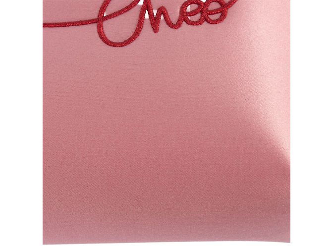 Pochette in satin rosa Jimmy Choo - vista 4