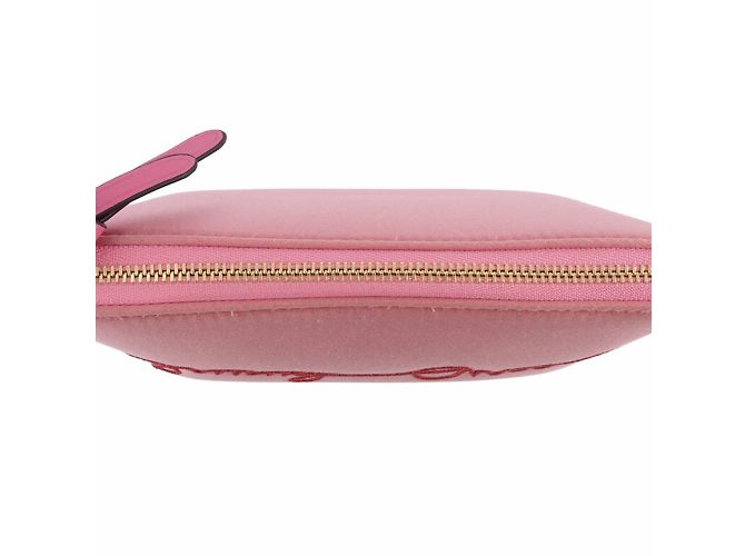 Pochette in satin rosa Jimmy Choo - vista 5