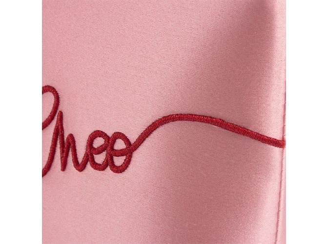 Pochette in satin rosa Jimmy Choo - vista 7