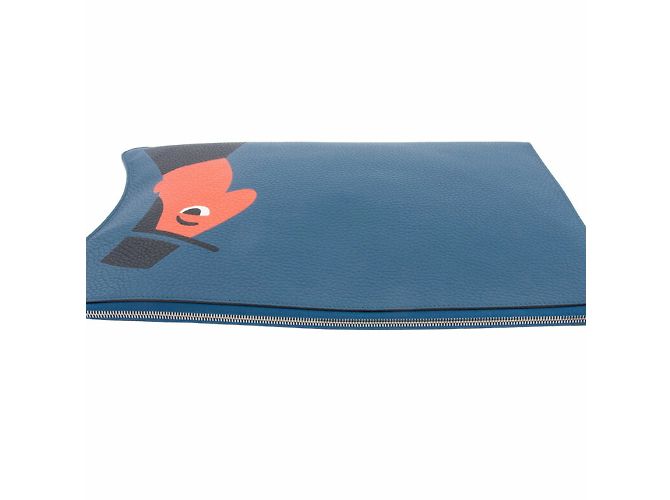 Bolso de mano de cuero azul Moynat Mambo Collaboration - vista 5