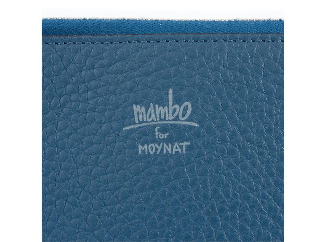 Bolso de mano de cuero azul Moynat Mambo Collaboration - vista 6