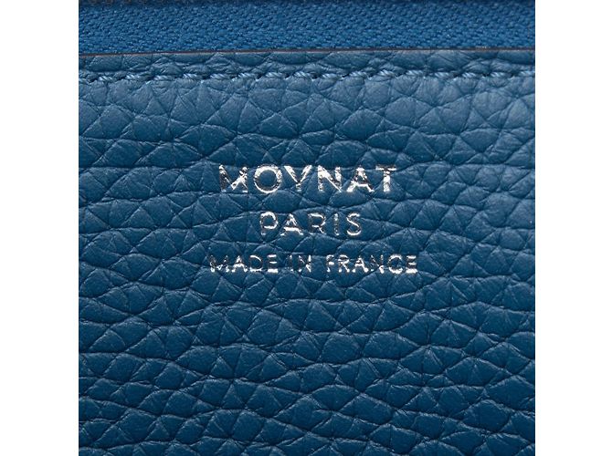 Bolso de mano de cuero azul Moynat Mambo Collaboration - vista 8
