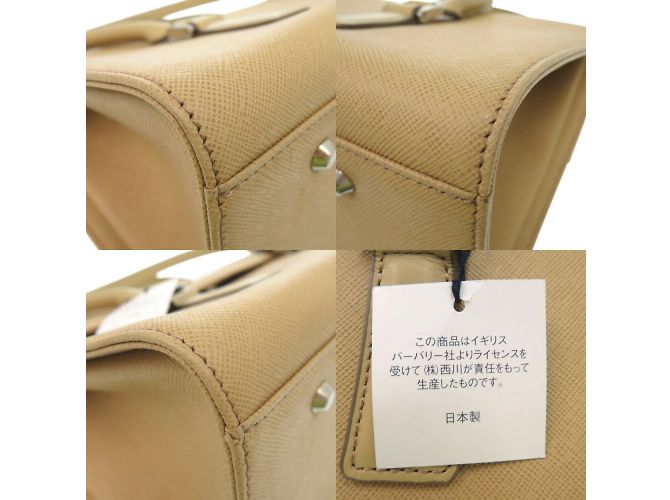 Borsa in PVC beige Burberry - vista 10