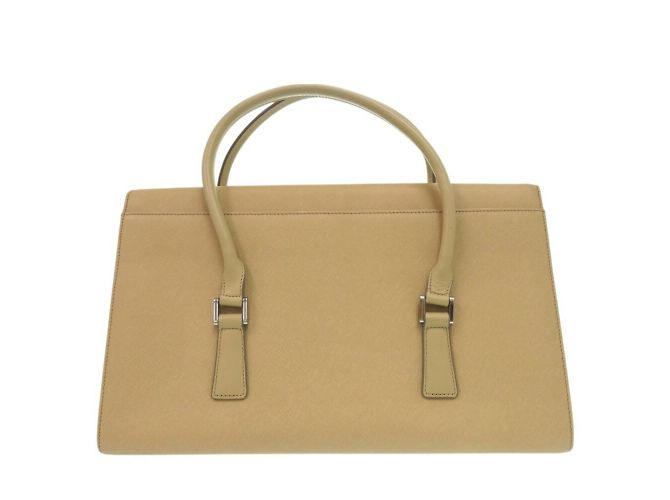 Borsa in PVC beige Burberry - vista 3