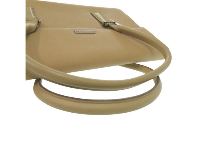 Borsa in PVC beige Burberry - vista 5