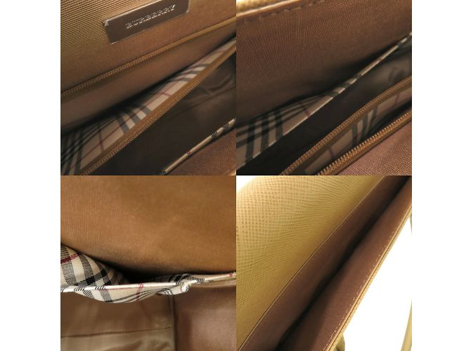 Borsa in PVC beige Burberry - vista 7