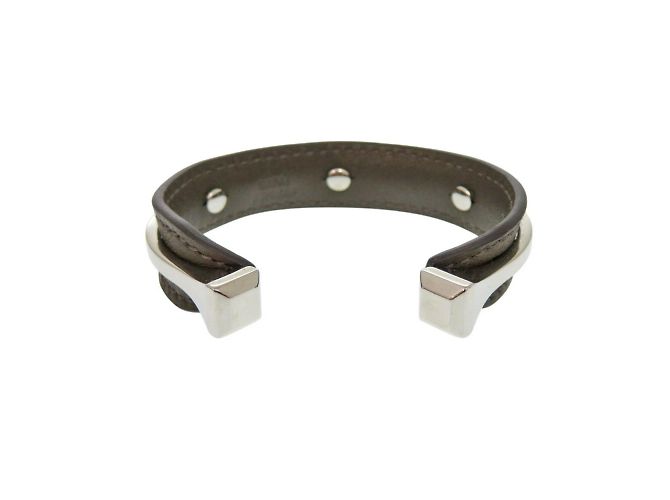 Hermès-Armband in Braun und Silber - Ansicht 6