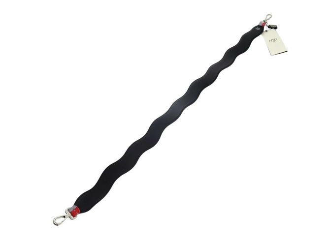 Fendi Strap You Schultergurt aus Wildleder Rot Lila - Ansicht 4