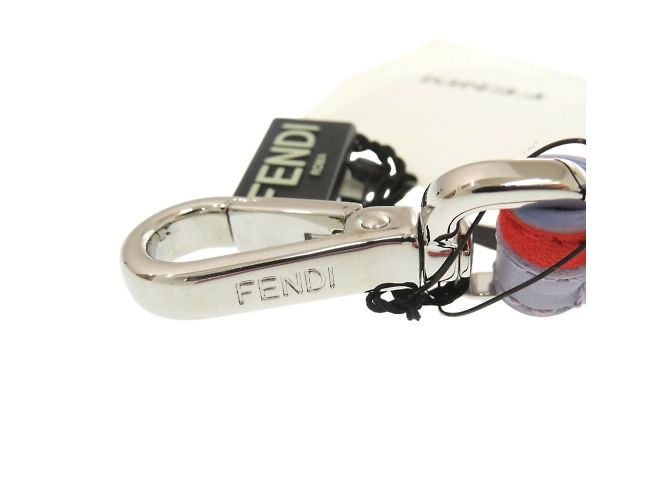 Fendi Strap You Schultergurt aus Wildleder Rot Lila - Ansicht 6
