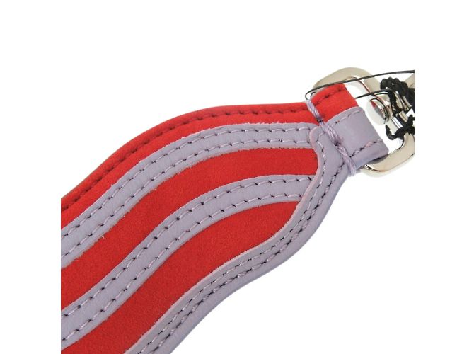 Fendi Strap You Schultergurt aus Wildleder Rot Lila - Ansicht 9