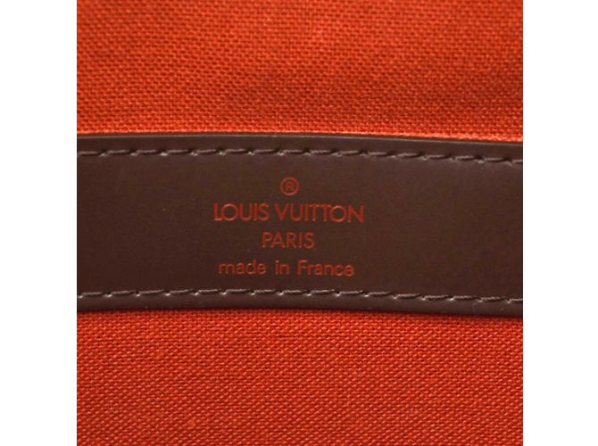 Borsa a Spalla Naviglio Damier Louis Vuitton Marrone Damier ebene - vista 16