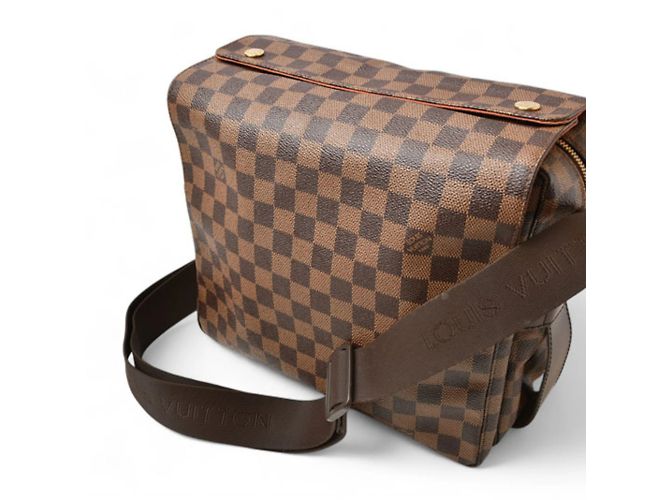 Borsa a Spalla Naviglio Damier Louis Vuitton Marrone Damier ebene - vista 6