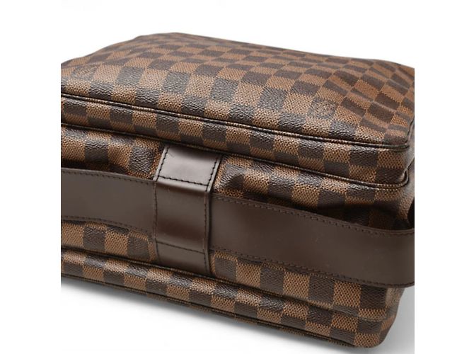 Borsa a Spalla Naviglio Damier Louis Vuitton Marrone Damier ebene - vista 9