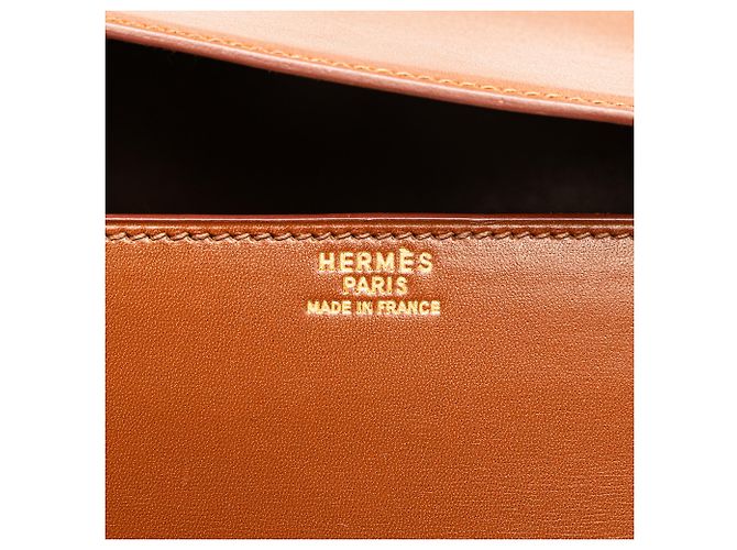 Borsa Hermès Drag 37 in vitello marrone - vista 5