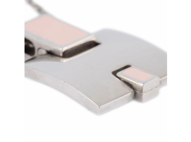 Hermès Pendente collana Hermes Irene Argento Rosa - vista 15