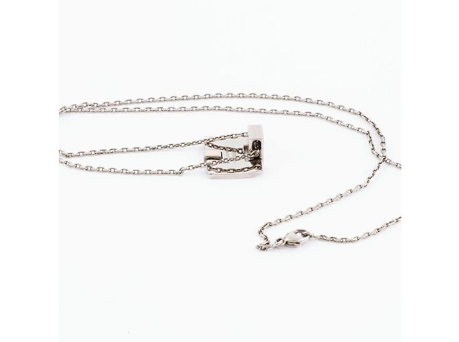 Hermès Pendente collana Hermes Irene Argento Rosa - vista 19