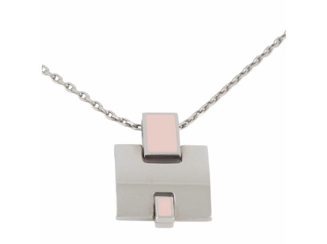 Hermès Pendente collana Hermes Irene Argento Rosa - vista 4